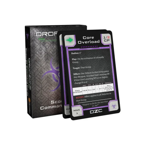 Dropzone Commander Scourge Command Cards (2026)