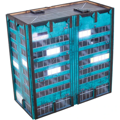 Apartment Block B: Teal CHROMA SFX