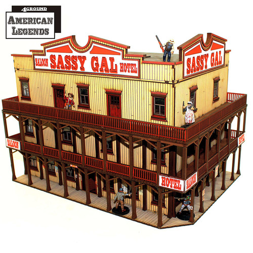 Dead Man's Hand Pre-painted 'The Sassy Gal Saloon'