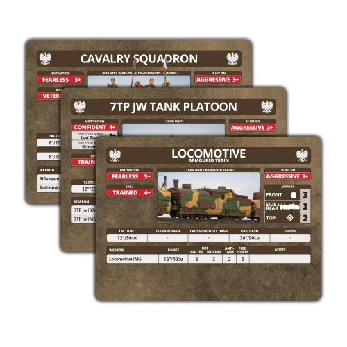 Barbarossa Polish Unit Cards (x39) - Limited Edition