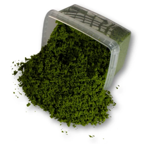 Coarse Flock - Rainforest Green