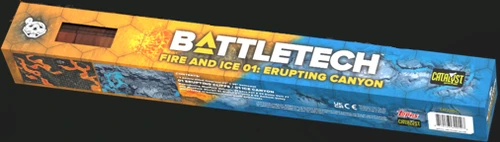 BattleTech: BattleMat - Fire and Ice 01: Erupting Canyon