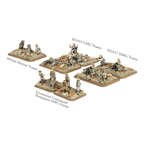 French Goum HQ and Weapons Teams