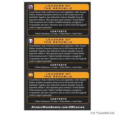 SW Legion: Leaders of the Republic