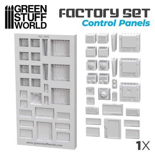 Silicone Molds - Control Panels