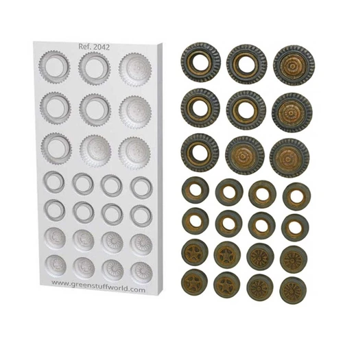 Silicone Molds - Tires and Hubcaps