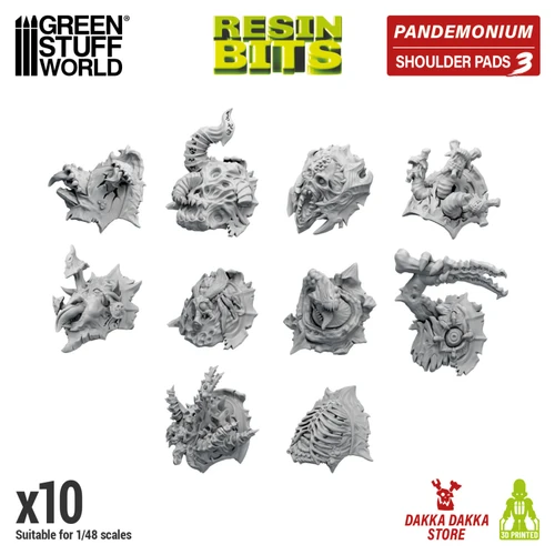 DakkaDakka - Pandemonium - Shoulder Pads 1:48 Set 03