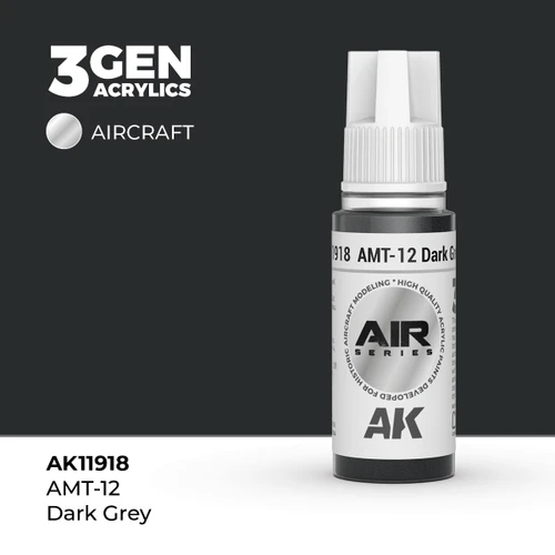 AK Interactive 3G Air - AMT-12 Dark Grey