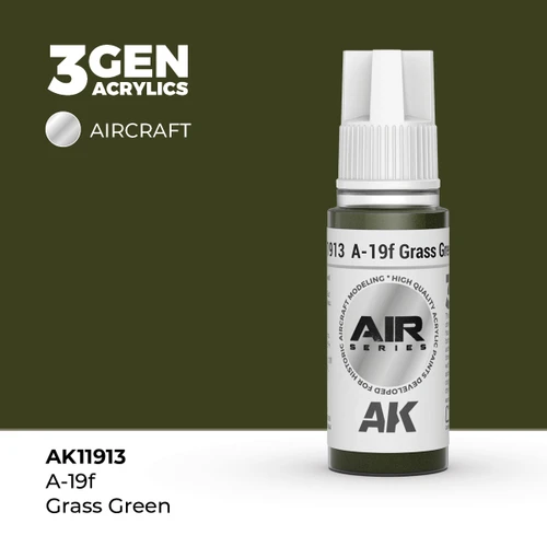 AK Interactive 3G Air - A-19f Grass Green