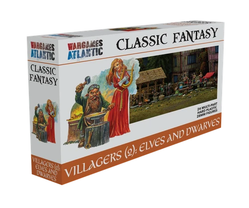 Classic Fantasy: Villagers (2): Elves & Dwarves - WAACF015