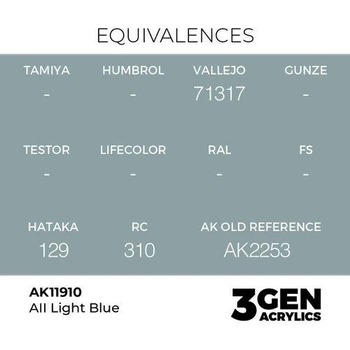 AK Interactive 3G Air - AII Light Blue