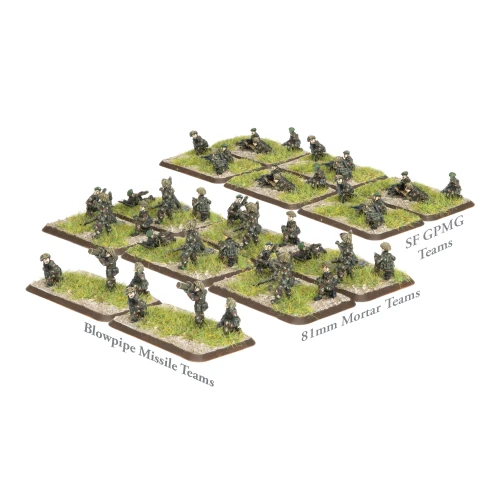 British: Commando / Parachute Support Weapons (x54 figs)
