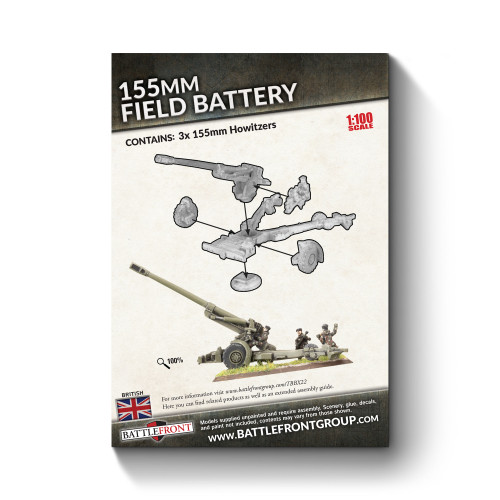 British: 155mm Field Battery (x3 guns)