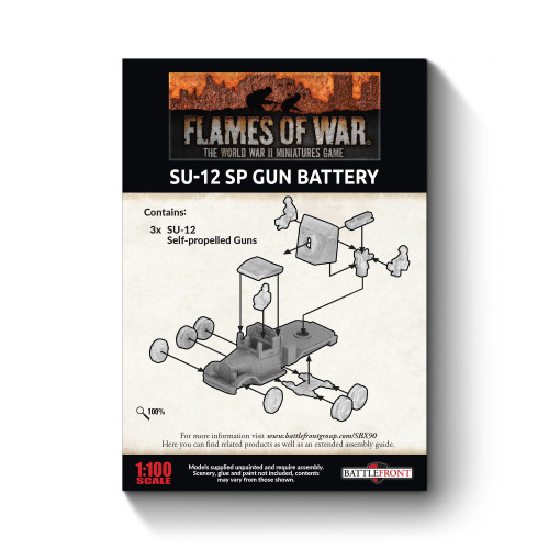 Soviet SU-12 SP Gun Battery