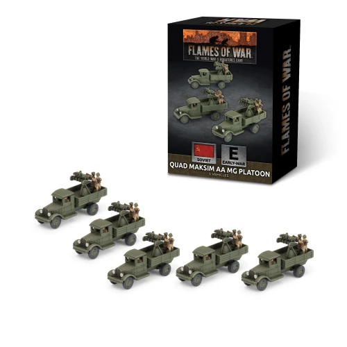 Soviet Quad Maksim AA MG Platoon