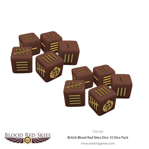 Blood Red Skies Dice - British Royal Airforce - 773411001 Blood Red Skies Dice - British Royal Airforce - 773411001