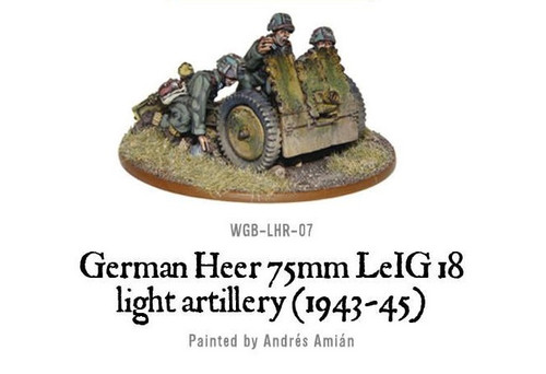 German Heer 75mm leIG 18 light artillery (1943-45)