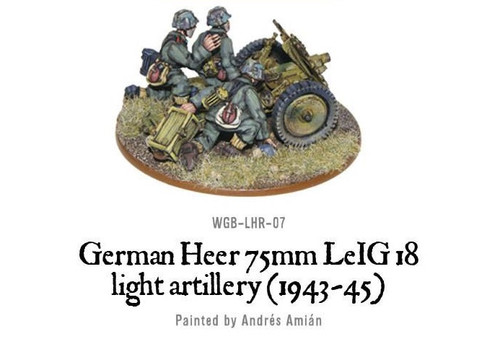 German Heer 75mm leIG 18 light artillery (1943-45)