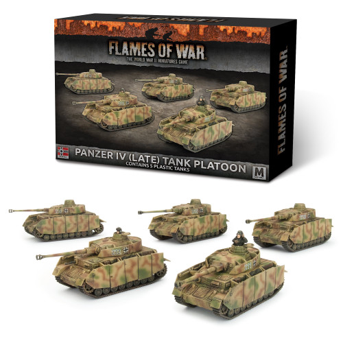 German Panzer IV (Late) Tank Platoon