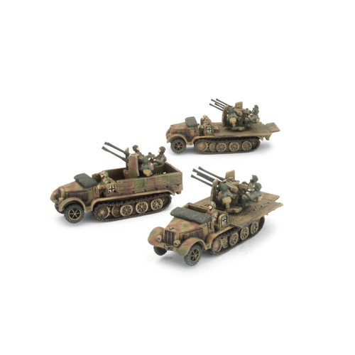 Sd Kfz 7/1 QUAD AA PLATOON (x3 vehicles) - GBX134