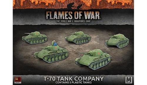 T-70 TANK COMPANY (x5 plastic tanks) - SBX55