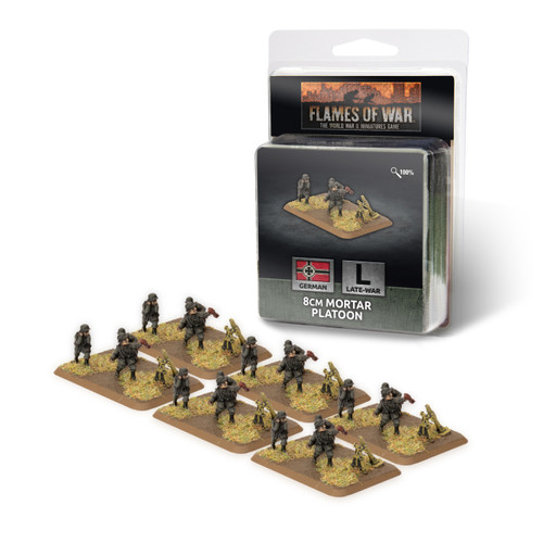 German 8cm Mortar Platoon Late - GE785 German 8cm Mortar Platoon Late - GE785