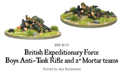 British Expeditionary Force Anti-Tank Rifle and Light Mortar Teams