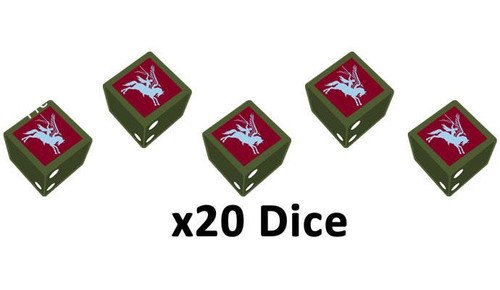 British 6th Airborne Division Dice Set - BR906