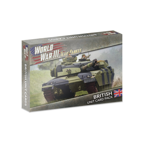 WWIII: British Unit Card Pack