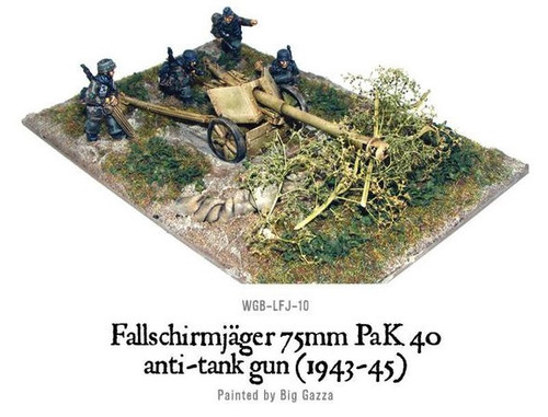 Fallschirmjager 75mm PaK 40 Anti-Tank Gun