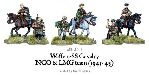 Waffen-SS Cavalry NCO and LMG