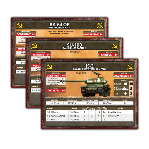 Bagration Soviet Unit Cards - FW266U