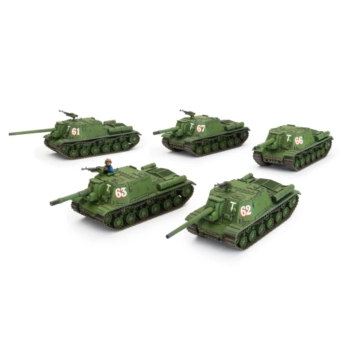 Soviet ISU Heavy SP Battery (x5 plastic tanks)