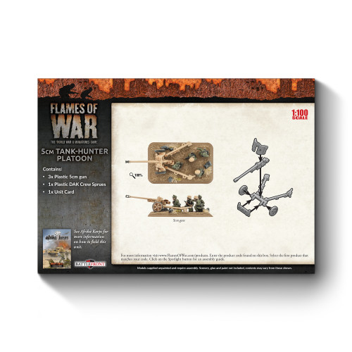 Afrika Korps 5cm Tank-Hunter Platoon - GBX93