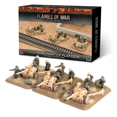 Afrika Korps 5cm Tank-Hunter Platoon - GBX93