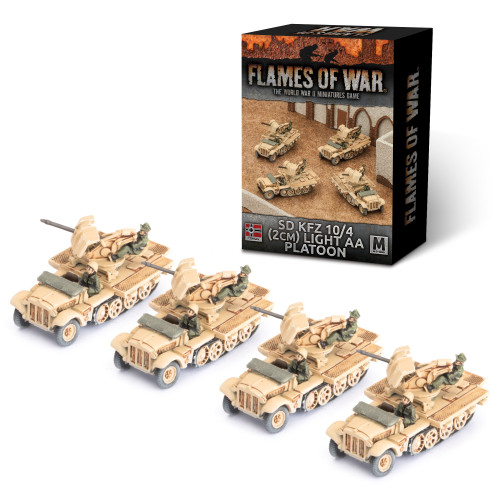 Afrika Korps Sd Kfz 10/4 (2cm) Light AA Platoon - GBX94