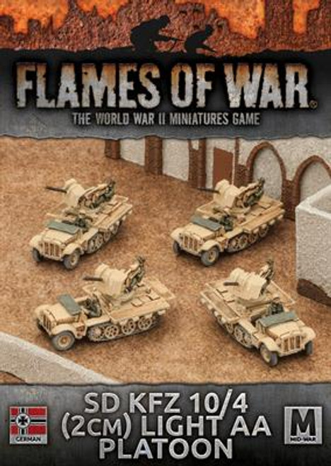 Afrika Korps Sd Kfz 10/4 (2cm) Light AA Platoon - GBX94 Afrika Korps Sd Kfz 10/4 (2cm) Light AA Platoon - GBX94