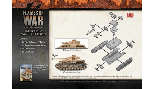 Afrika Korps Panzer IV Tank Platoon - GBX97