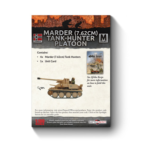 Afrika Korps Marder Tank-Hunter Platoon - GBX101
