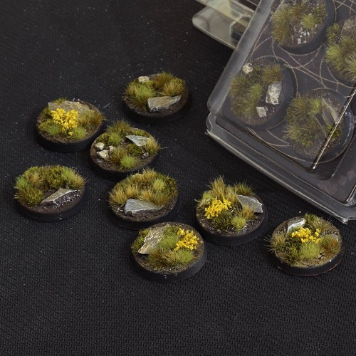 32mm Round Highland Bases x8