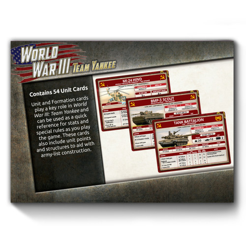 War III Soviet Unit Cards