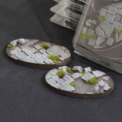 90mm Oval Temple Bases x2