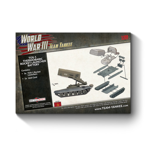 Soviet TOS-1 Thermobaric Rocket Launcher Battery TSBX25