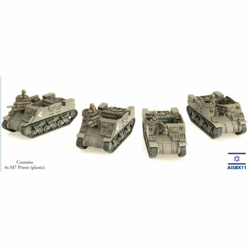 Israeli M7 Priest Artillery Battery
