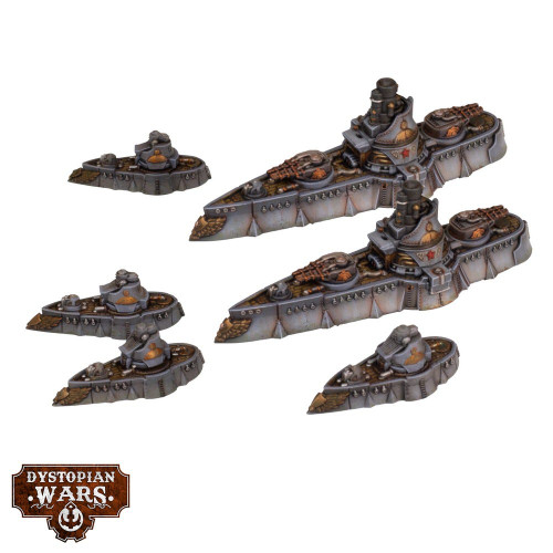 Dystopian Wars Commonwealth Frontline Squadrons