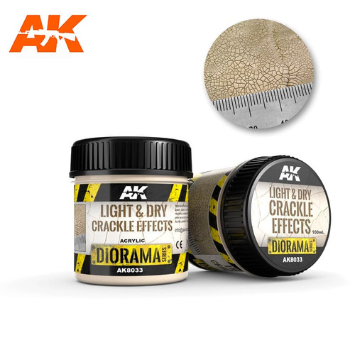 Light & Dry Crackle Effects 100ml - AK8033