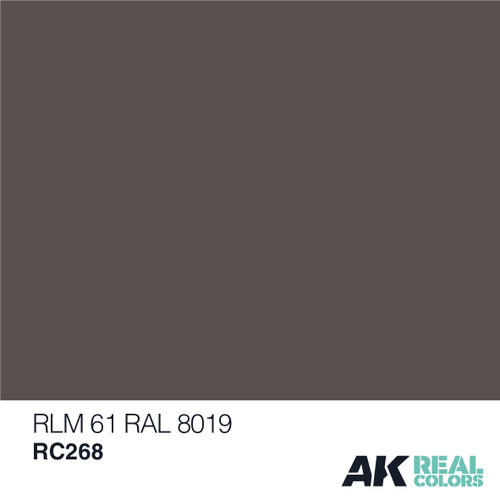 AK Real Colors - RLM 61 / RAL 8019