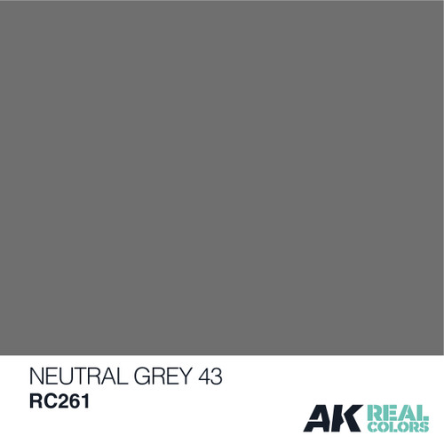 AK Real Colors - Neutral Grey 43 10ml