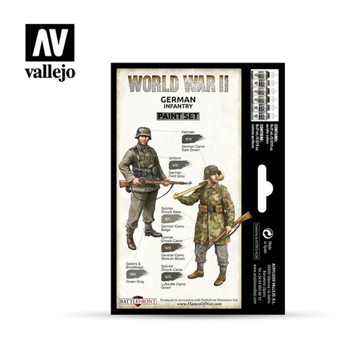 German Infantry - Paint Set - 70.206