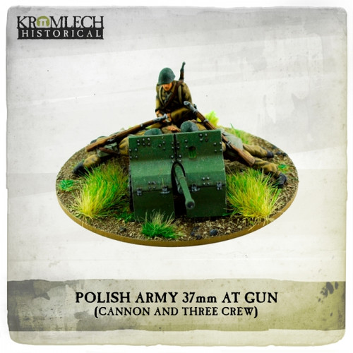 Polish Army Bofors 37mm anti tank gun with crew - KHWW2010